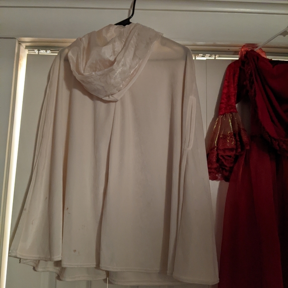 Walt Disney World Vintage Belle Dress with over cape and detachable hood! - Picture 10 of 11